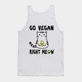 Go Vegan Right Meow Tank Top